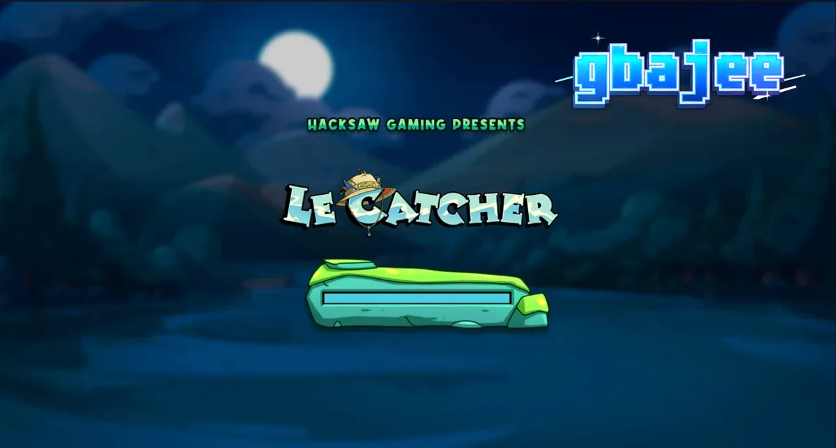 Le Catcher স্লট গেমের ইন্টারফেস এবং র‍্যাকুন চরিত্র